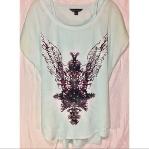 NWOT Rock&Republic Shirt & Matching TankTop Size M